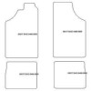 Fussmatten fuer Citroen Saxo 1996-09.2000 MDM