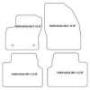 Fussmatten fuer Ford Kuga I 08.2011-01.2013 MDM