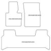 Fussmatten fuer Land Rover Range Rover (L322) 03.2002-2012 MDM