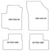 Fussmatten fuer Opel Agila B 2008-2014 MDM