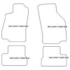 Fussmatten fuer Opel Astra F Cabrio 1992-1998 MDM