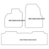Fussmatten fuer Renault Grand Scenic II 03.2004-04.2009 MDM