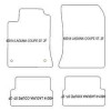 Fussmatten fuer Renault Laguna III Coupe 07.2007-2015 MDM