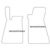 Fussmatten fuer Smart Roadster 2003-2005 MDM