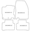 Fussmatten fuer Nissan Qashqai II (J11) 02.2014-05.2021 MDM