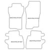 Fussmatten fuer Nissan Patrol (Y60) 5 porte 1989-1997 MDM