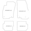 Fussmatten fuer Fiat Punto 2013- MDM