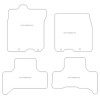 Fussmatten fuer Toyota FJ Cruiser 2006-2022 MDM