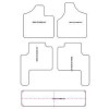 Automatten fuer Chrysler Voyager IV 04.2001-2007 MDM