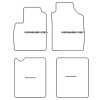Automatten fuer Fiat Panda II (169) 2003-2012 MDM