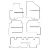 Automatten fuer Hyundai Santa Fe II (CRD) 7 posti 06.2010-10.2012 MDM