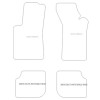 Automatten fuer Lancia Delta Integrale 1989-1993 MDM