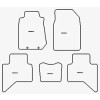 Automatten fuer Isuzu D-Max 2012-2019 MDM