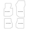 Autoteppiche fuer BMW Serie 3 (E36) Cabrio 1991-1998 MDM