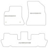 Autoteppiche fuer Citroen C4 Picasso I 5 posti 10.2006-06.2013 MDM