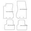 Autoteppiche fuer Jaguar S-Type (X200) 1998-2002 MDM