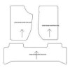 Autoteppiche fuer Land Rover Range Rover (P38A) 11.1994-02.2002 MDM