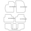 Autoteppiche fuer Mazda 5 II 7 posti 2005-09.2010 MDM