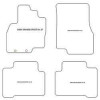 Autoteppiche fuer Mitsubishi Grandis 5 posti 2004-2011 MDM
