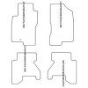Autoteppiche fuer Nissan Pathfinder (R51) 2005-07.2010 MDM