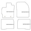 Autoteppiche fuer Toyota Prius III (XW30) 06.2009-2011 MDM