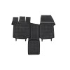 3D Gummimatten fuer Volkswagen T7 Multivan (anche eHybrid/ PHEV) 10.2021- MDM