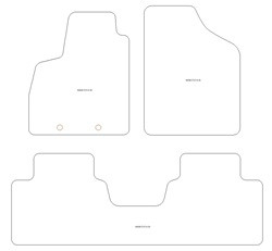 Fussmatten fuer EVO Evo 6 2024-