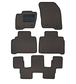 EVA-Gummimatten für Ford S-Max 7 Sitze 09.2015-