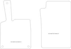 EVA-Gummimatten für Smart Fortwo II Passion/Brabus 2007-2014
