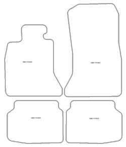 Fussmatten fuer BMW 7er (F01) 10.2008-09.2015 MDM One