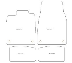 Automatten MDM Plus - Trittschutz aus Teppichboden - schwarze Kanten aus Antirutschbaumwolle