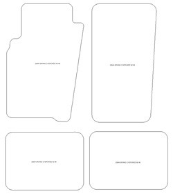 Automatten MDM Plus - Trittschutz aus Teppichboden - schwarze Kanten aus Antirutschbaumwolle