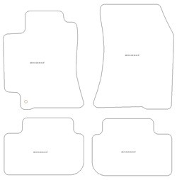 Fussmatten fuer Lexus IS (XE10) 1998-2005 MDM Plus