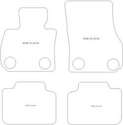 Fussmatten fuer BMW X2 (U10) 03.2024- MDM Plus