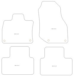 Fussmatten fuer Lynk & Co 01 2020- MDM Plus