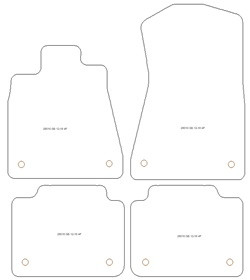 Fußmatten MDM Top für GS (L10) IV 2012-2018