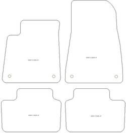Autoteppiche fuer Polestar 2 2020- MDM Top