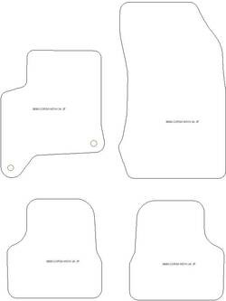 Autoteppiche fuer Opel Corsa F Hybrid 09.2023- MDM Top